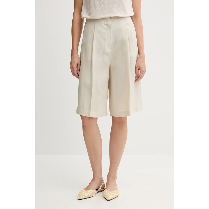 Šortky s prímesou ľanu United Colors of Benetton 63811783