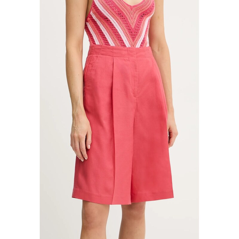 Šortky s prímesou ľanu United Colors of Benetton 63793188