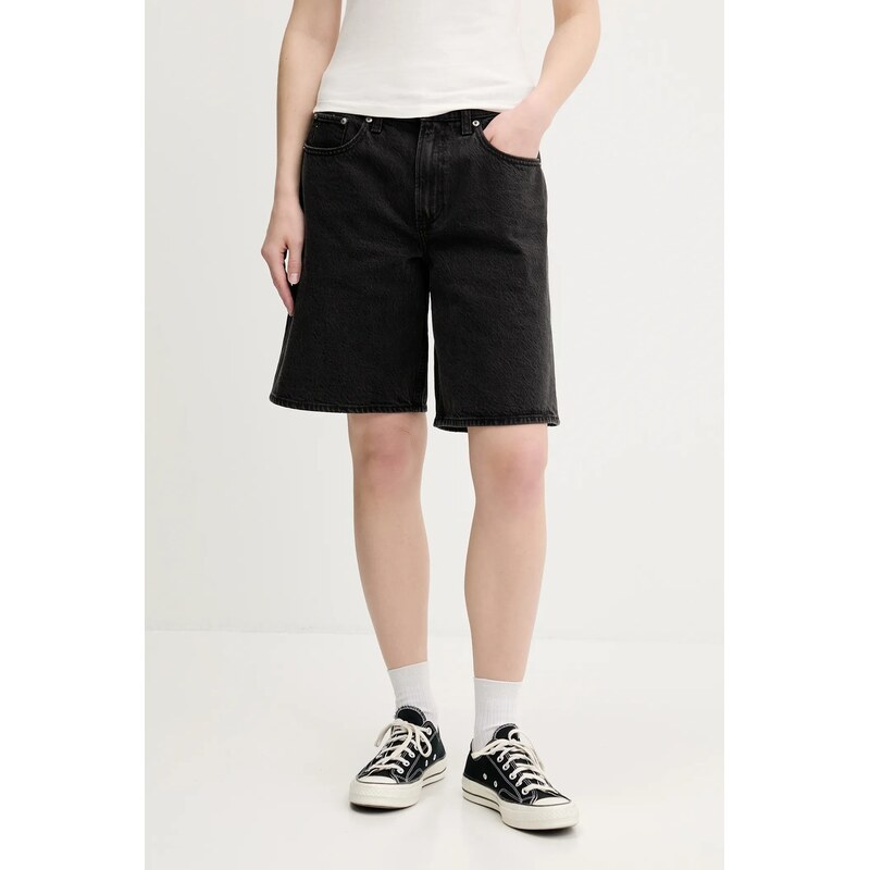 Rifľové krátke nohavice Abercrombie & Fitch 63787629