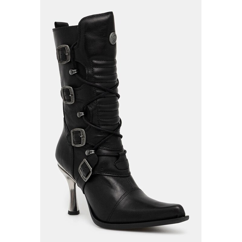 Kožené členkové topánky New Rock 63847976