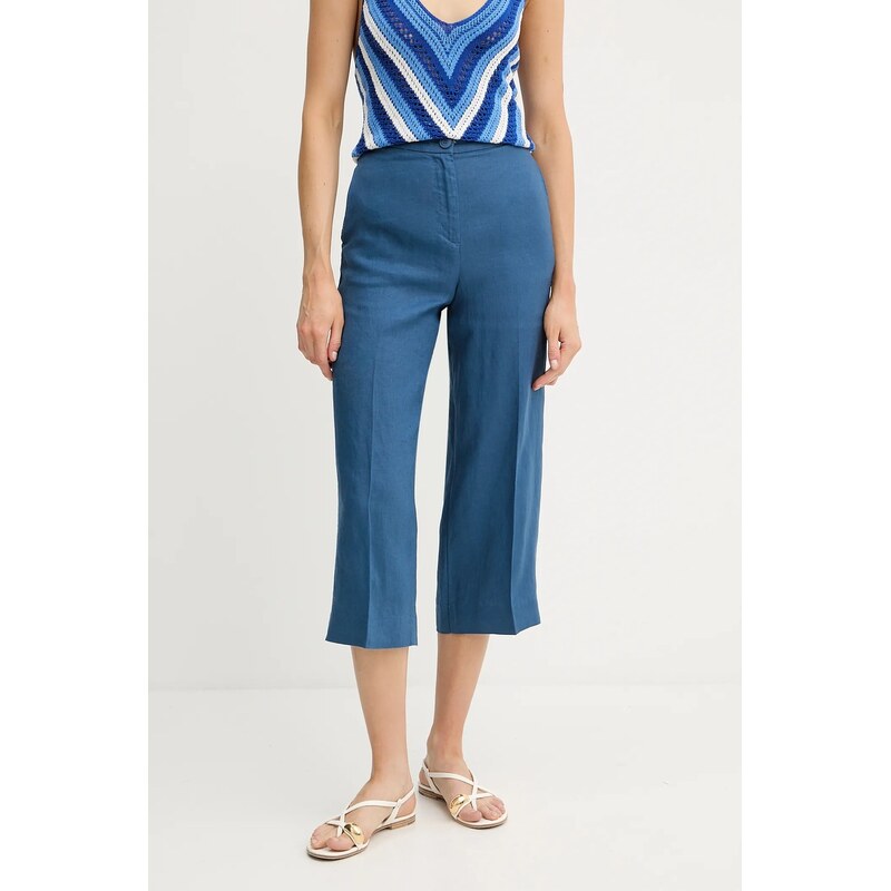 Ľanové nohavice United Colors of Benetton 63848198