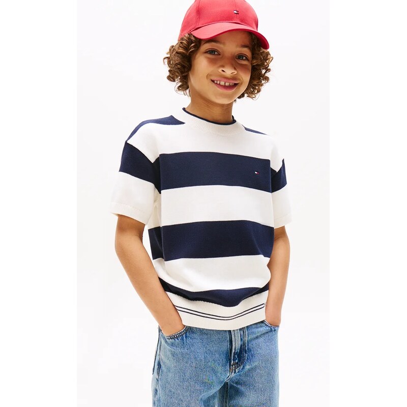 Detské bavlnené tričko Tommy Hilfiger 63848040