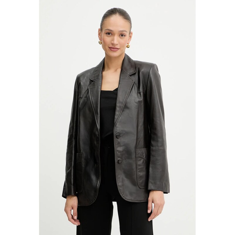 Kožené sako Pinko REIMAGINE by Patrick Mcdowell 63837290