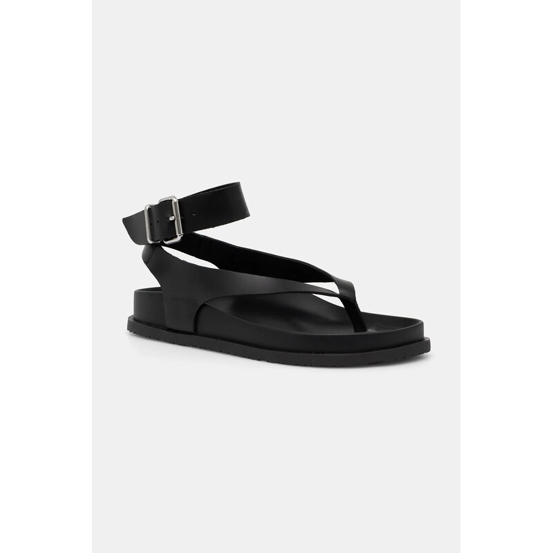 Kožené sandále Tommy Jeans TJW ANKLE STRAP SANDAL 63837271
