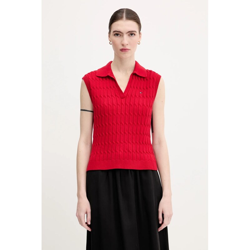Bavlnená vesta Tommy Hilfiger 63873710