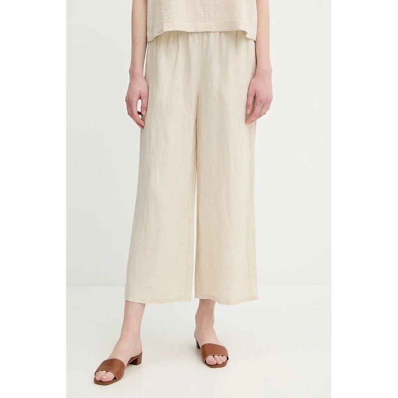 Ľanové nohavice United Colors of Benetton 63889163