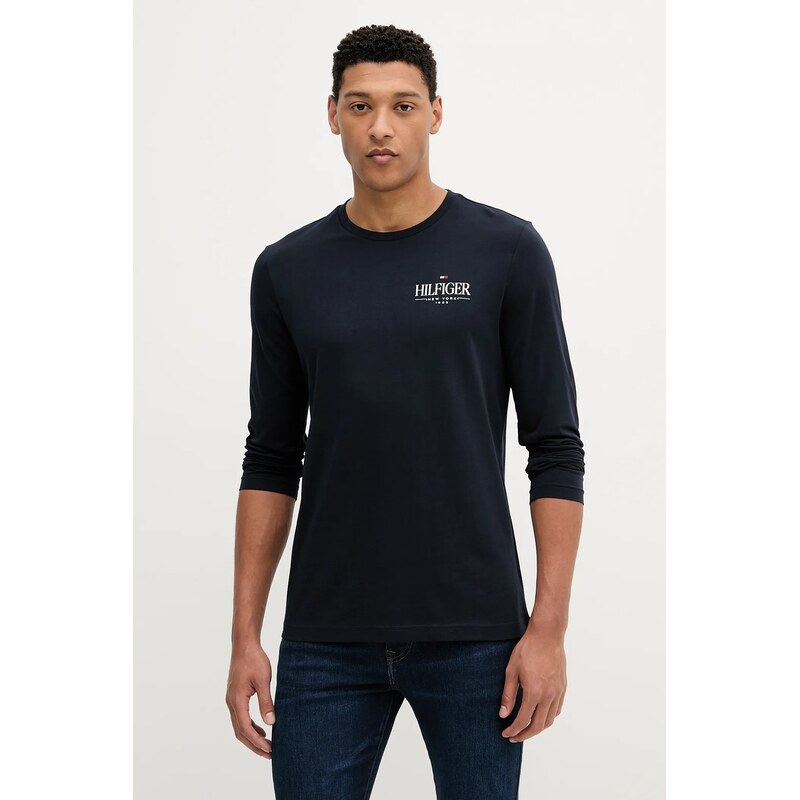 Bavlnené tričko s dlhým rukávom Tommy Hilfiger 63873717