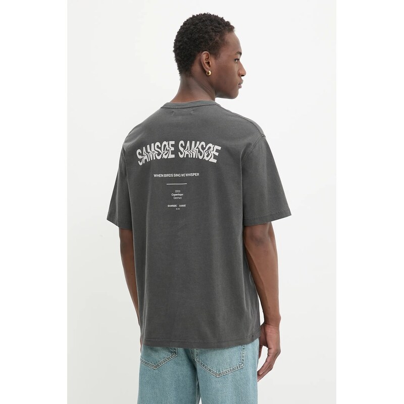 Bavlnené tričko Samsoe Samsoe SASWIRL 63915358