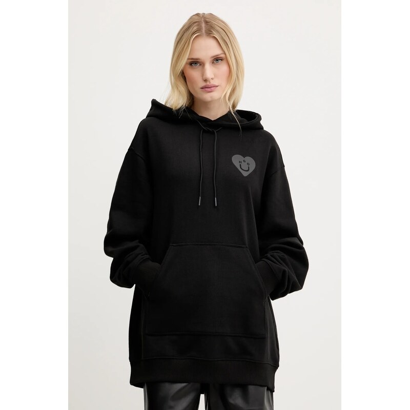 Bavlnená mikina Hugo Blue Dejandra_B 63889470