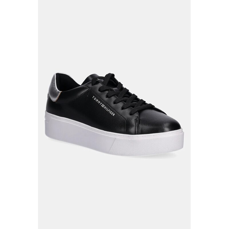 Kožené tenisky Tommy Hilfiger ESSENTIAL PLATFORM COURT SNEAKER 64288119