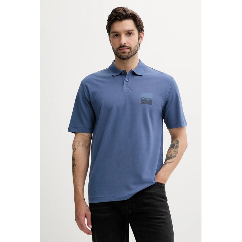 Bavlnené polo tričko HUGO Dusplity 63905523