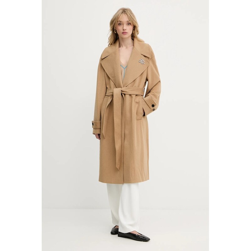 Vlnený kabát Karl Lagerfeld 63994894