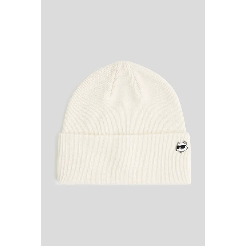 Čiapka s prímesou vlny Karl Lagerfeld IKON 63994874