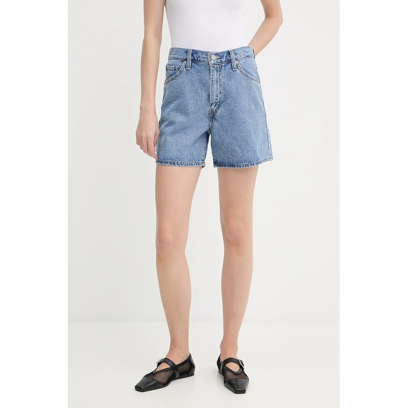 Levis šortky dámske rifľové CINCH MID-THIGH 63995245