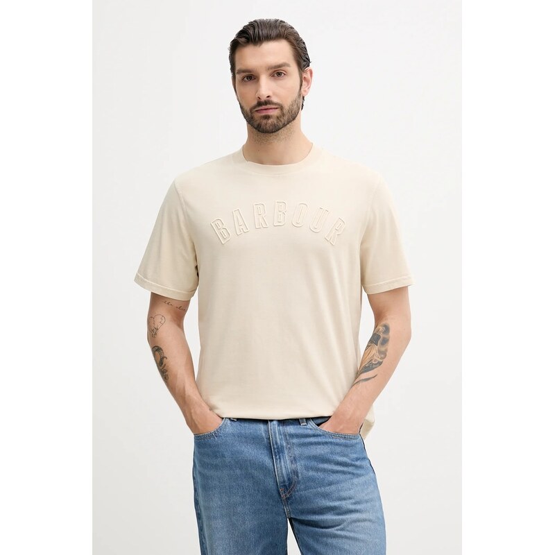 Bavlnené tričko Barbour BANFORD 64188616