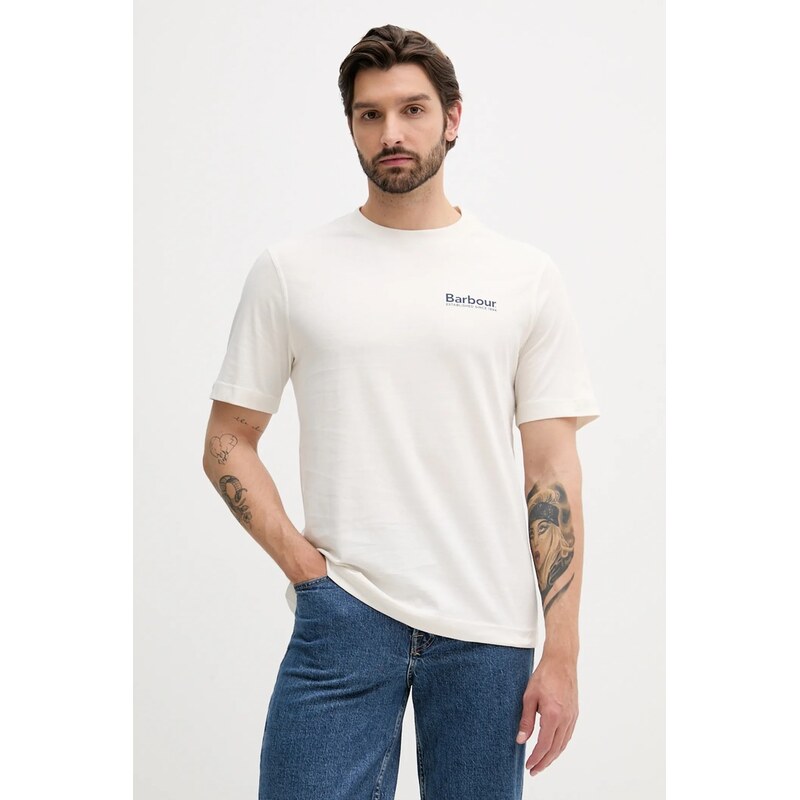 Bavlnené tričko Barbour MOONWELL 64188859