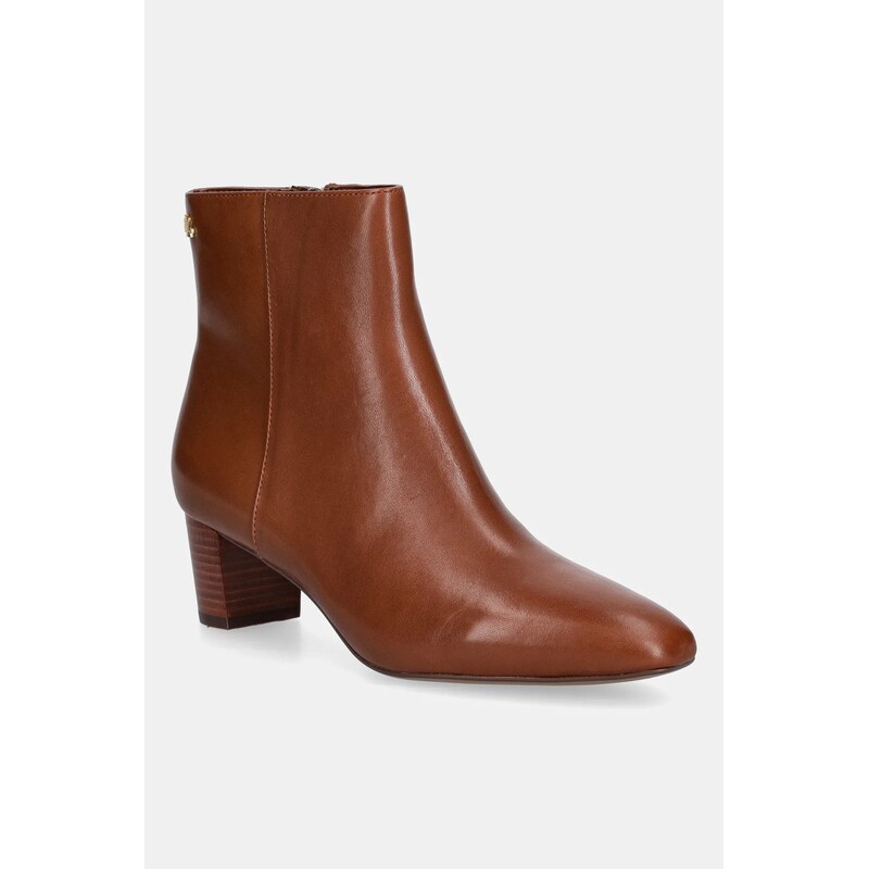 Kožené členkové topánky Lauren Ralph Lauren Demi 64007652