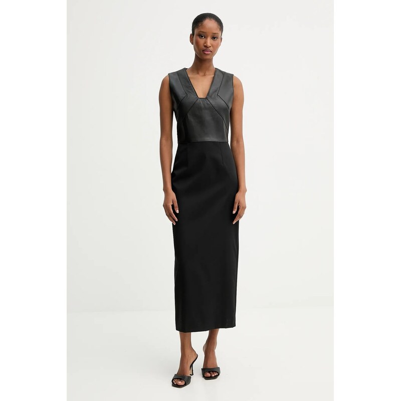 Šaty s prímesou vlny BOSS Drumialda 64102789