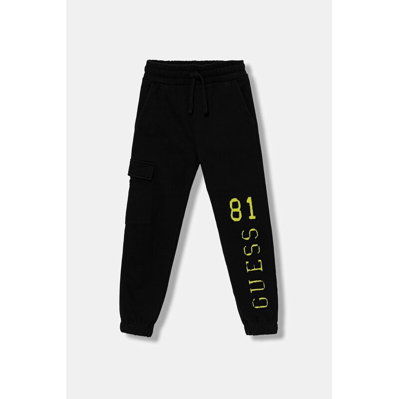 Detské bavlnené tepláky Guess 64121535