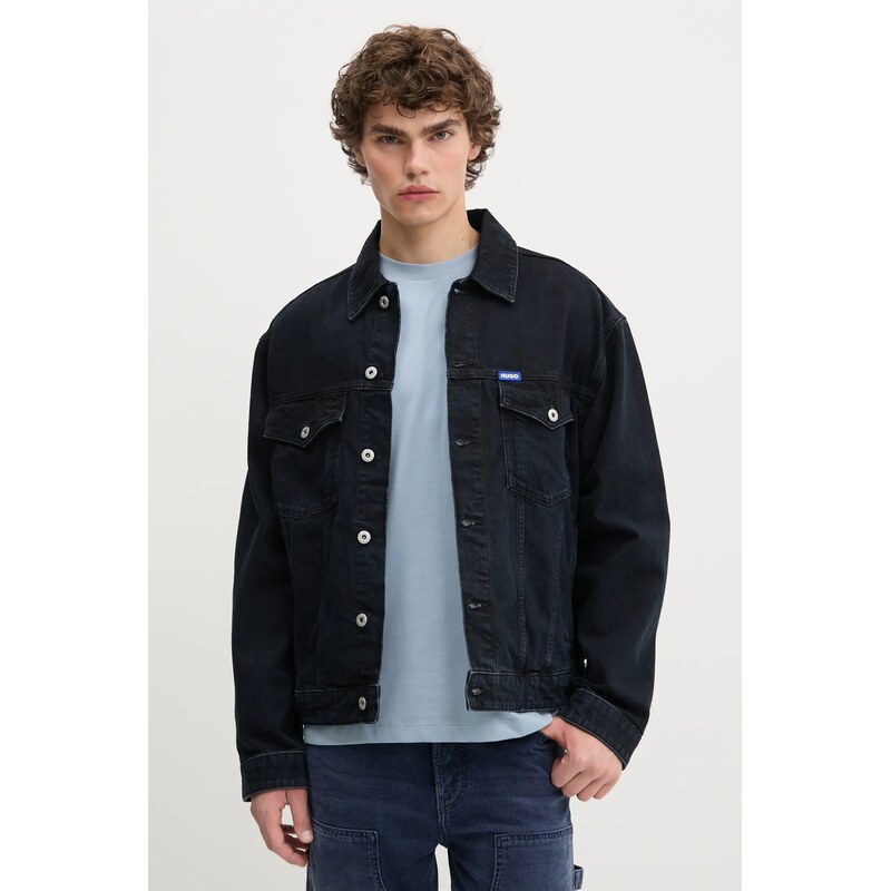 Rifľová bunda Hugo Blue Dex 64112743