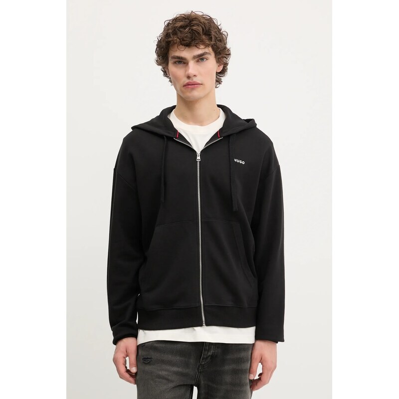 Bavlnená mikina HUGO Dapozip 64112802