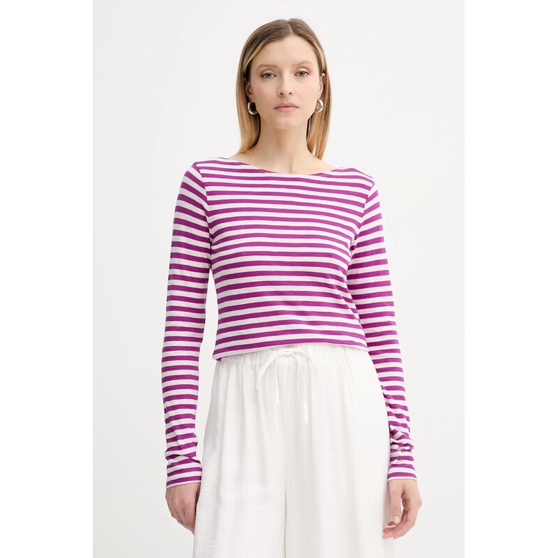 Bavlnené tričko s dlhým rukávom Marc OPolo 66513444