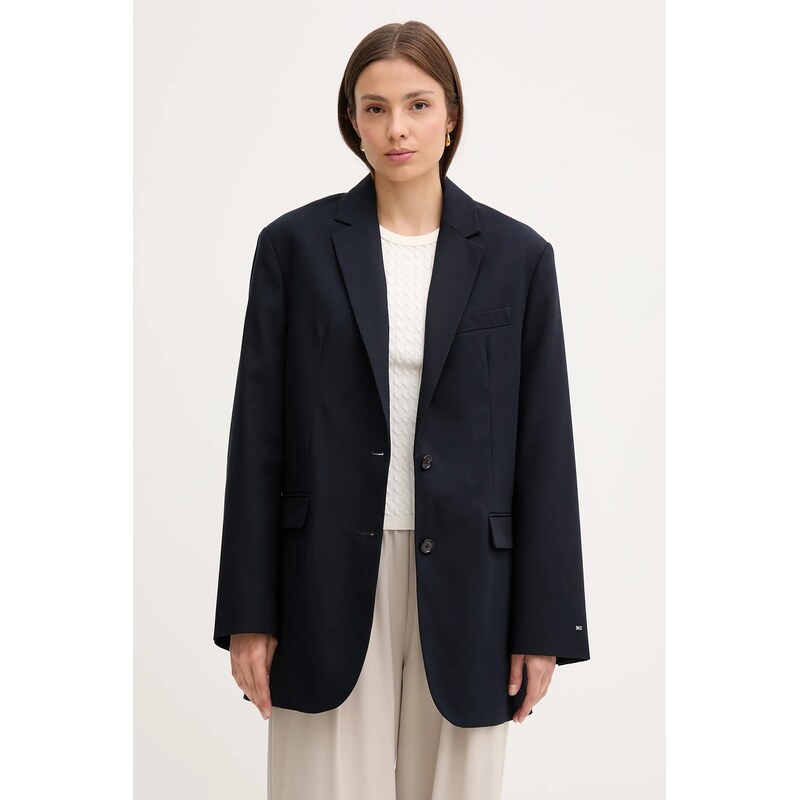 Bavlnené sako Tommy Hilfiger 64169558