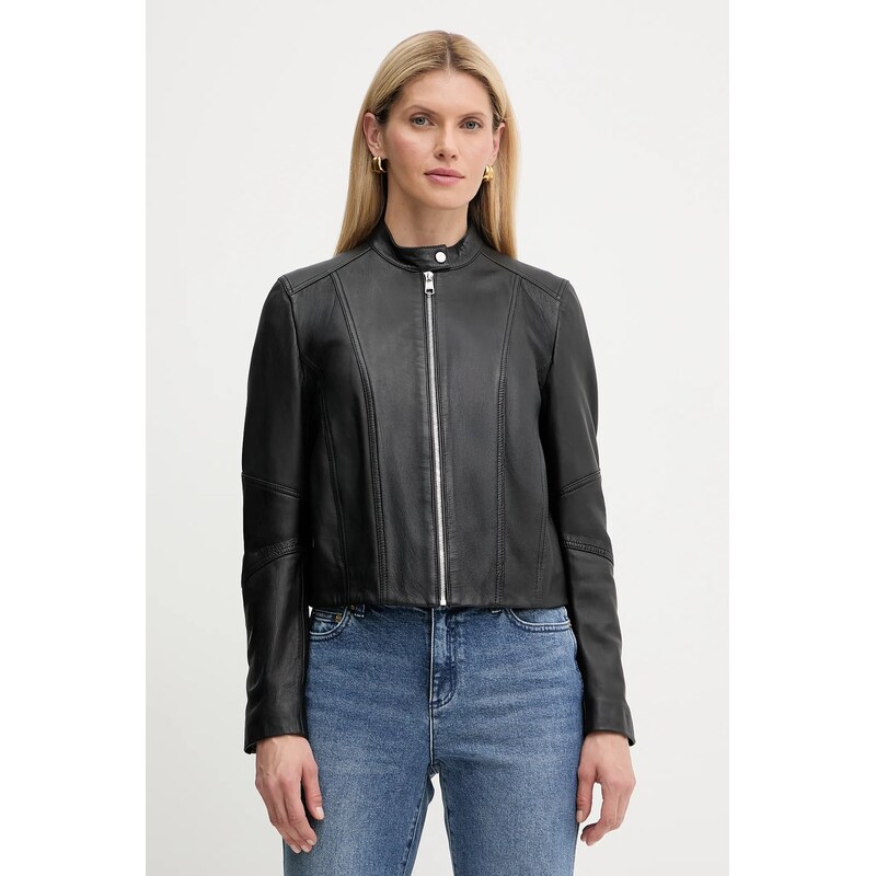 Kožená bunda BOSS Orange C Saleste1 64166950