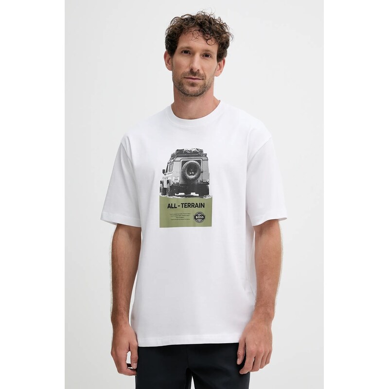 Bavlnené tričko BOSS Orange Te_Wagon 64273805