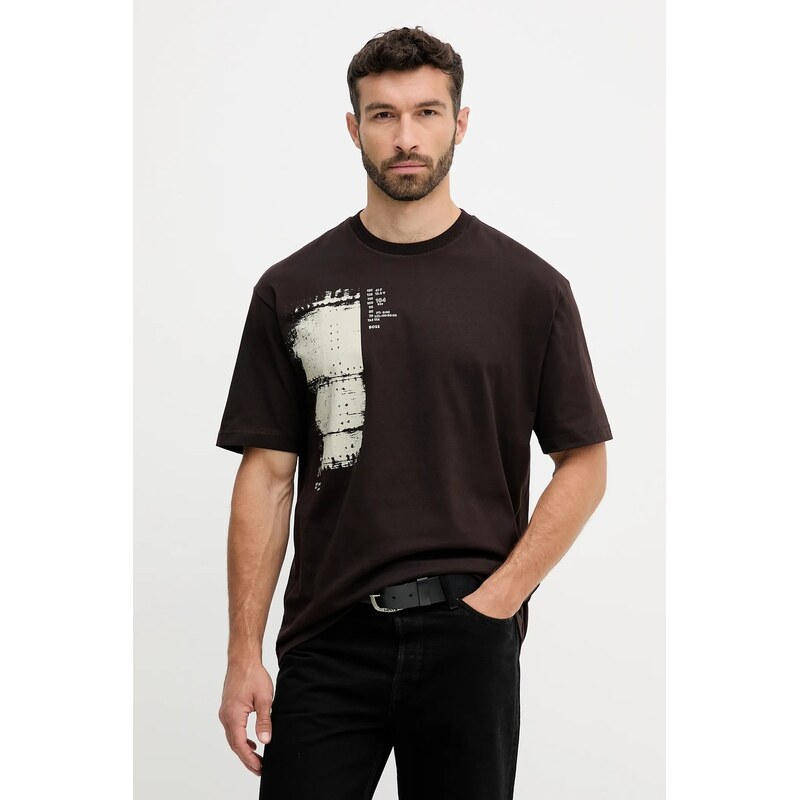 Bavlnené tričko BOSS Orange Te_Wagon 64282374