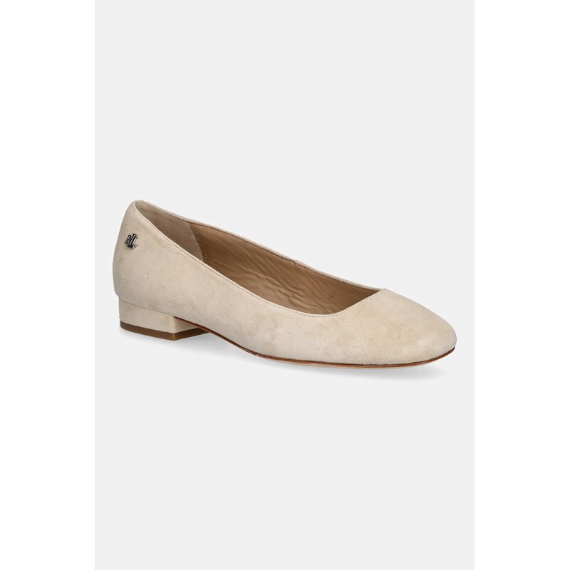 Semišové baleríny Lauren Ralph Lauren Emellie Bllt 64283777