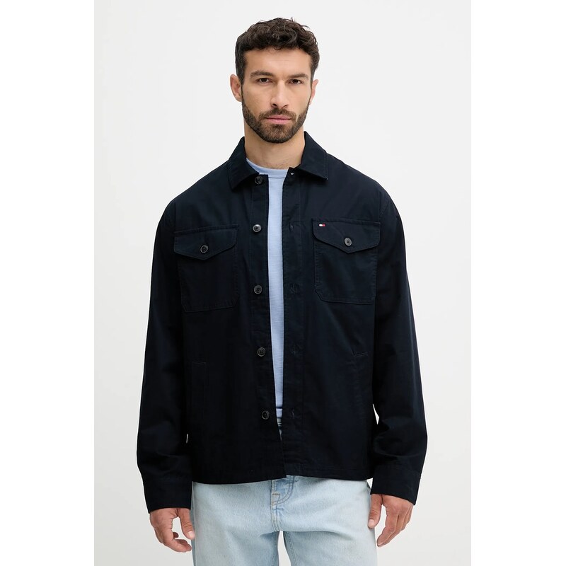 Bavlnená košeľová bunda Tommy Hilfiger 64295210
