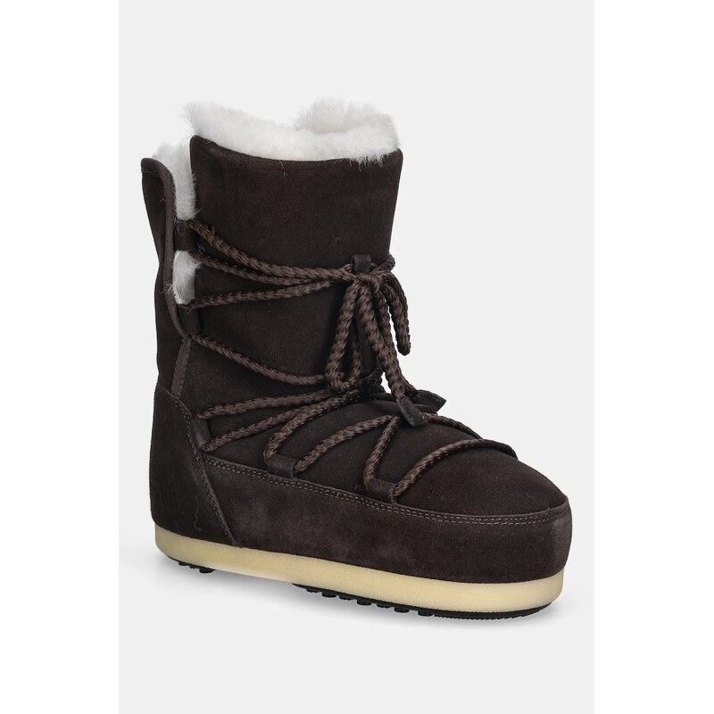 Semišové snehule Moon Boot MB EVX BOOT SUEDE / SHEARLING 65783417