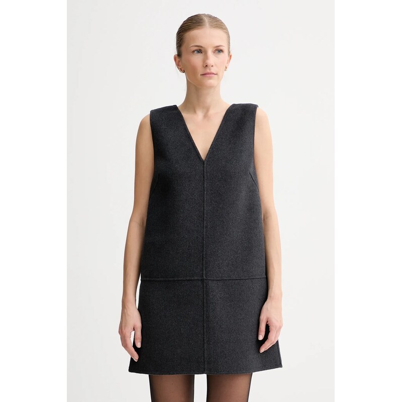 Šaty s prímesou vlny Calvin Klein 66038558