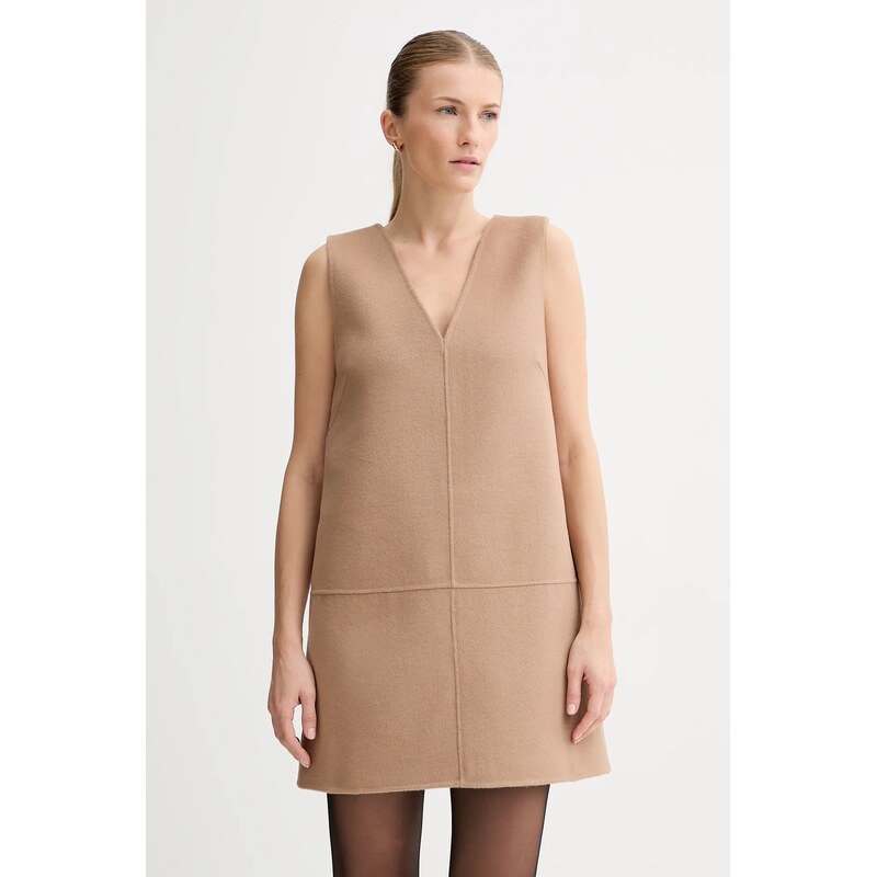 Šaty s prímesou vlny Calvin Klein 66038559