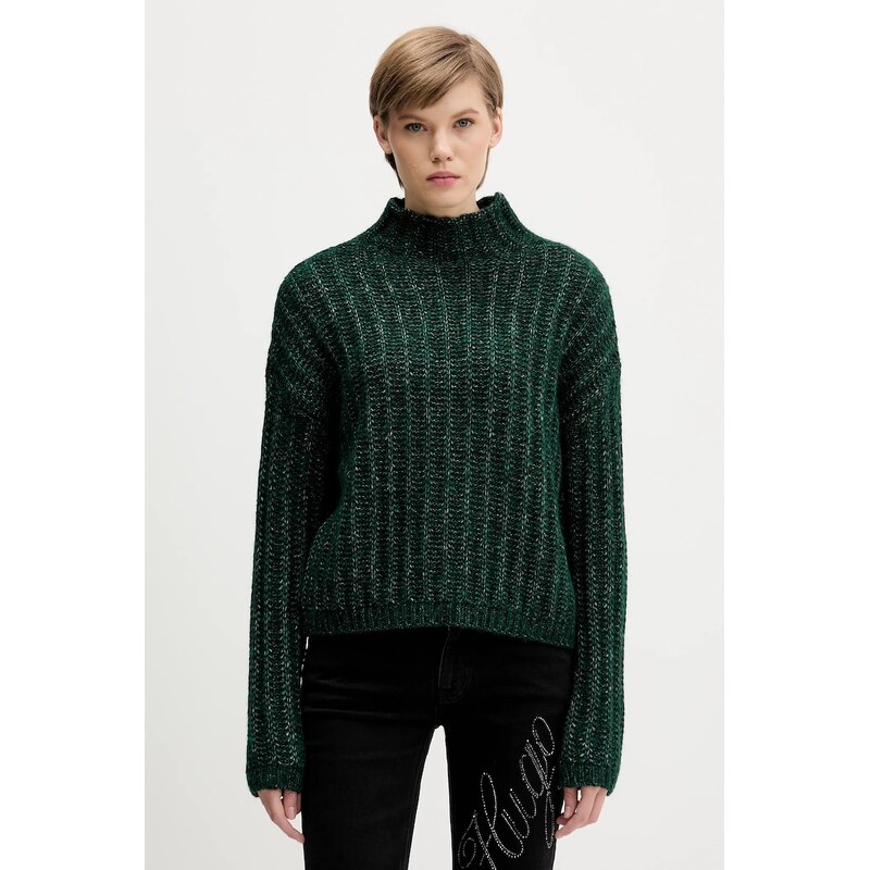 Sveter s prímesou vlny HUGO Safineyny 65801848