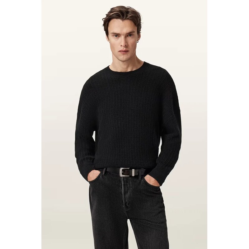 Sveter s prímesou alpaky AllSaints JAKOB 65496505