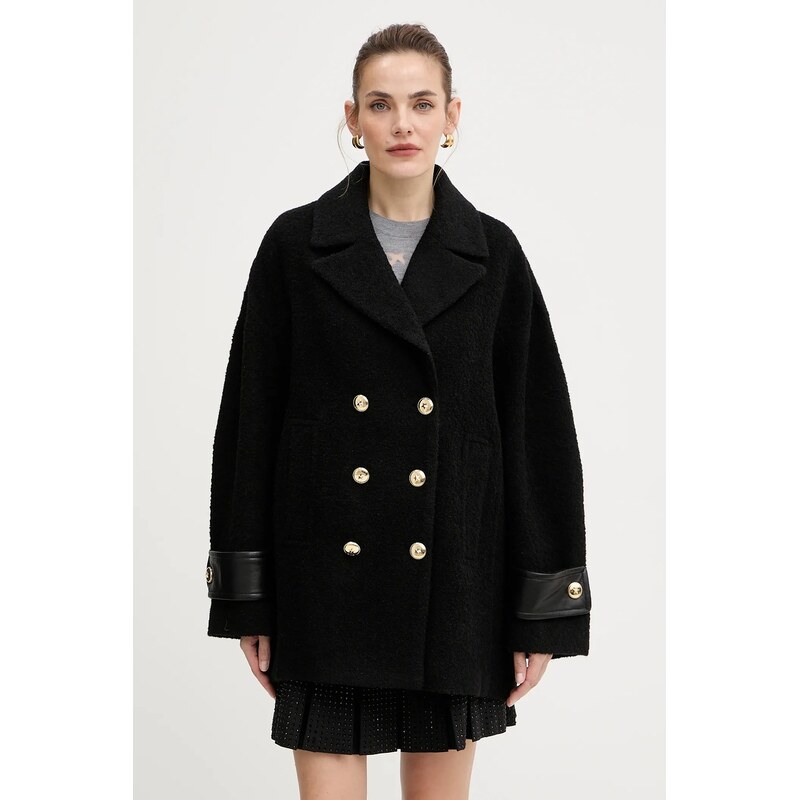 Kabát s prímesou vlny Pinko 66033623