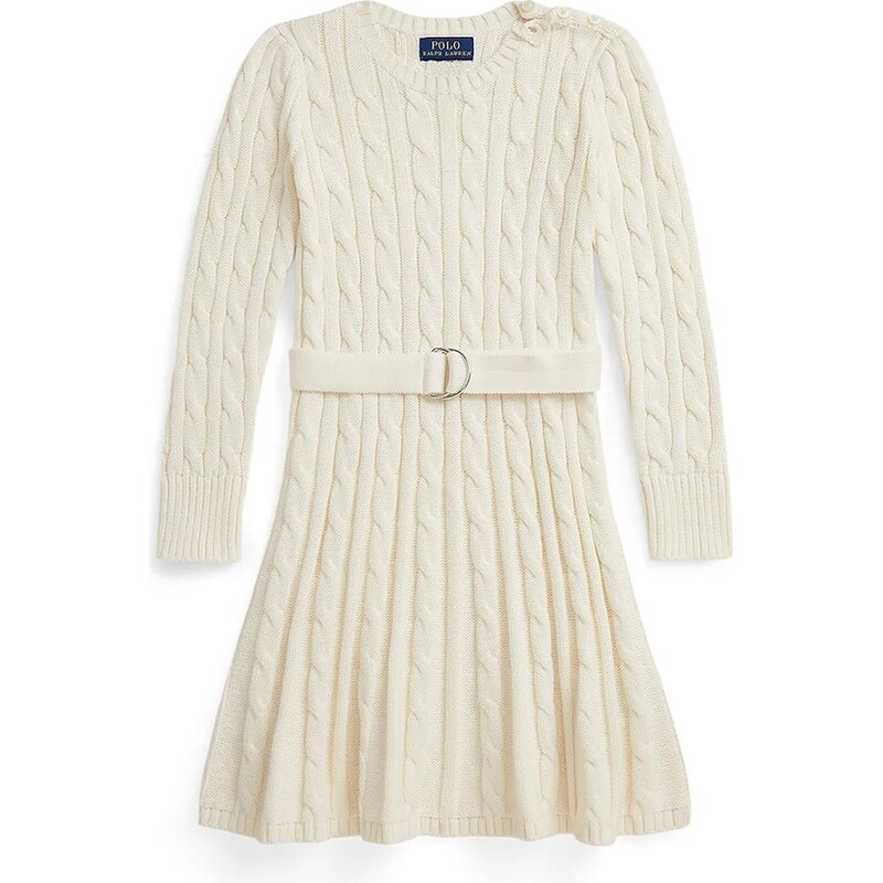 Dievčenské bavlnené šaty Polo Ralph Lauren 65729941