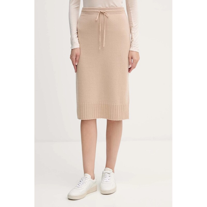 Sukňa s prímesou vlny United Colors of Benetton 65783899