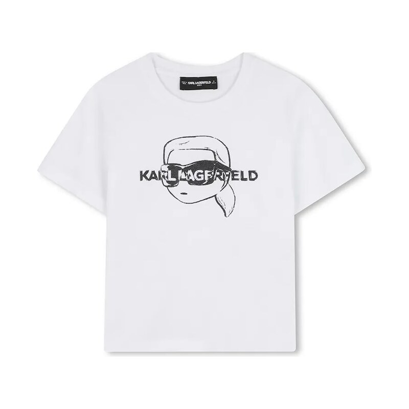 Detské bavlnené tričko Karl Lagerfeld 65773754