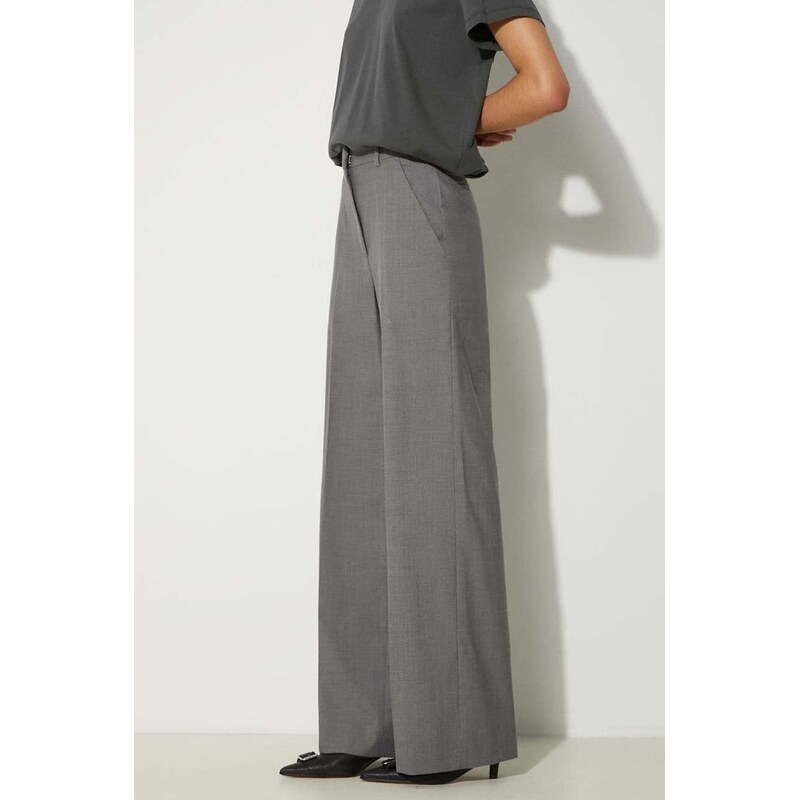 Vlnené nohavice Kenzo Cool Wool Wide Pants 65855203
