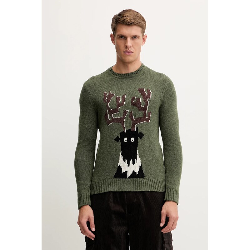 Sveter s prímesou vlny EA7 Emporio Armani 65858276