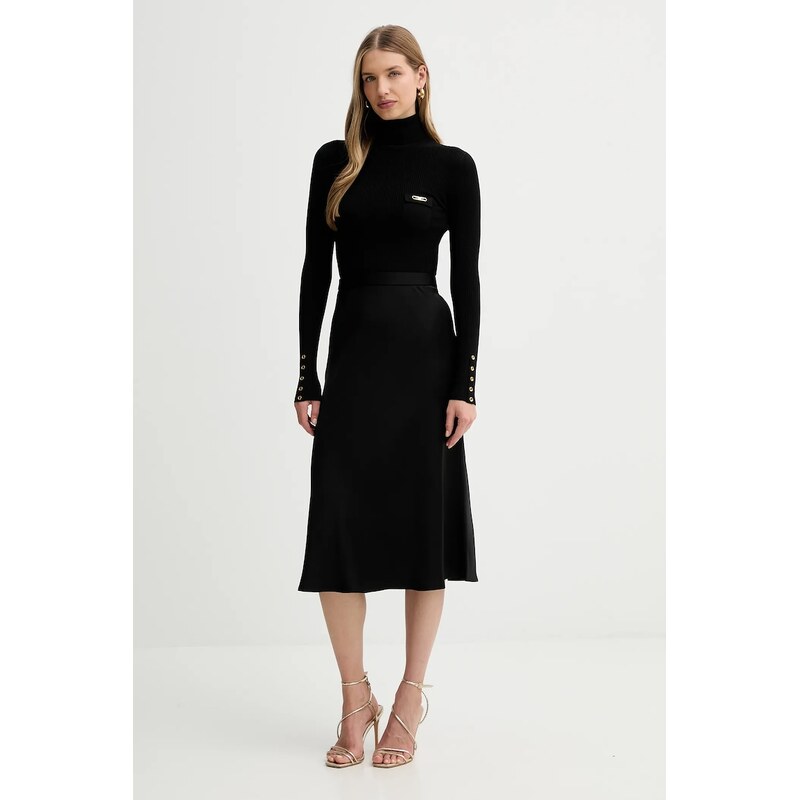 Šaty s prímesou hodvábu Elisabetta Franchi 65859533