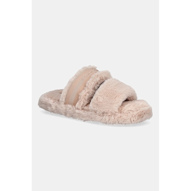 Papuče Tommy Hilfiger HILFIGER FUR SLIPPER 65969168