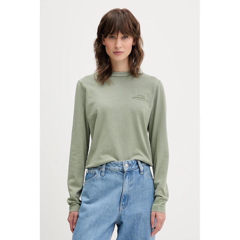 Bavlnené tričko s dlhým rukávom Dickies 66514807