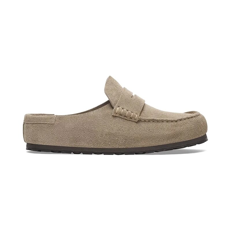 Semišové šľapky Birkenstock Naples Wrapped LEVE 66012993