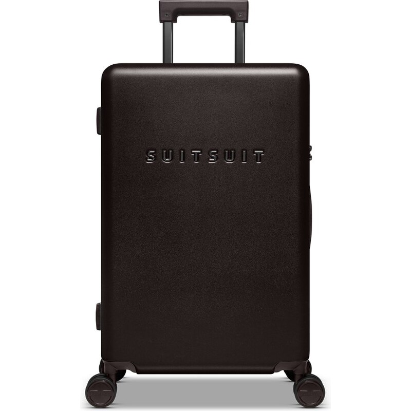 Plastový kufor SUITSUIT Mystique Ground Coffee M – tmavohnedá 66153596