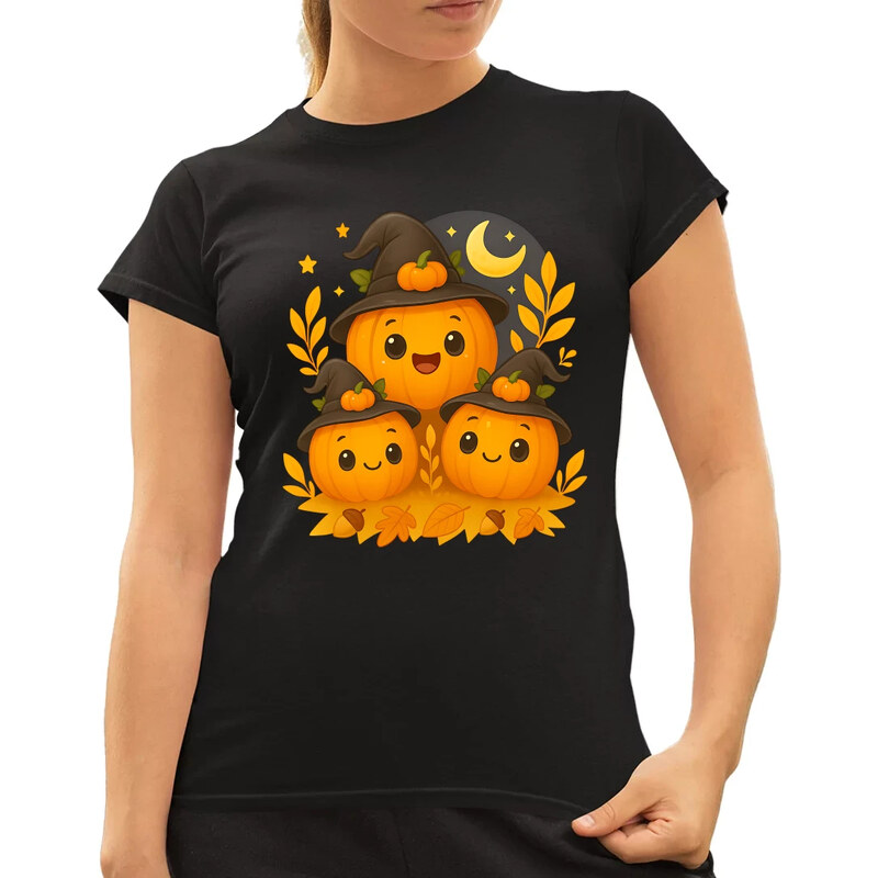 E-shop Garibald Deň tekvíc - halloween - tekvica - dámske tričko s