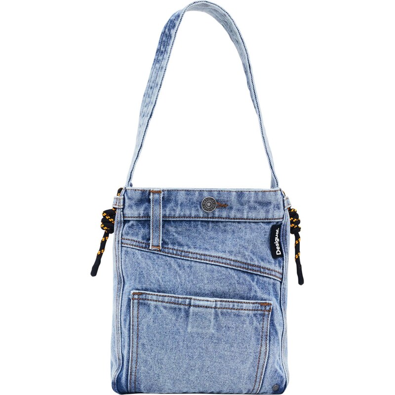Desigual Taška cez rameno modrá denim 66037307
